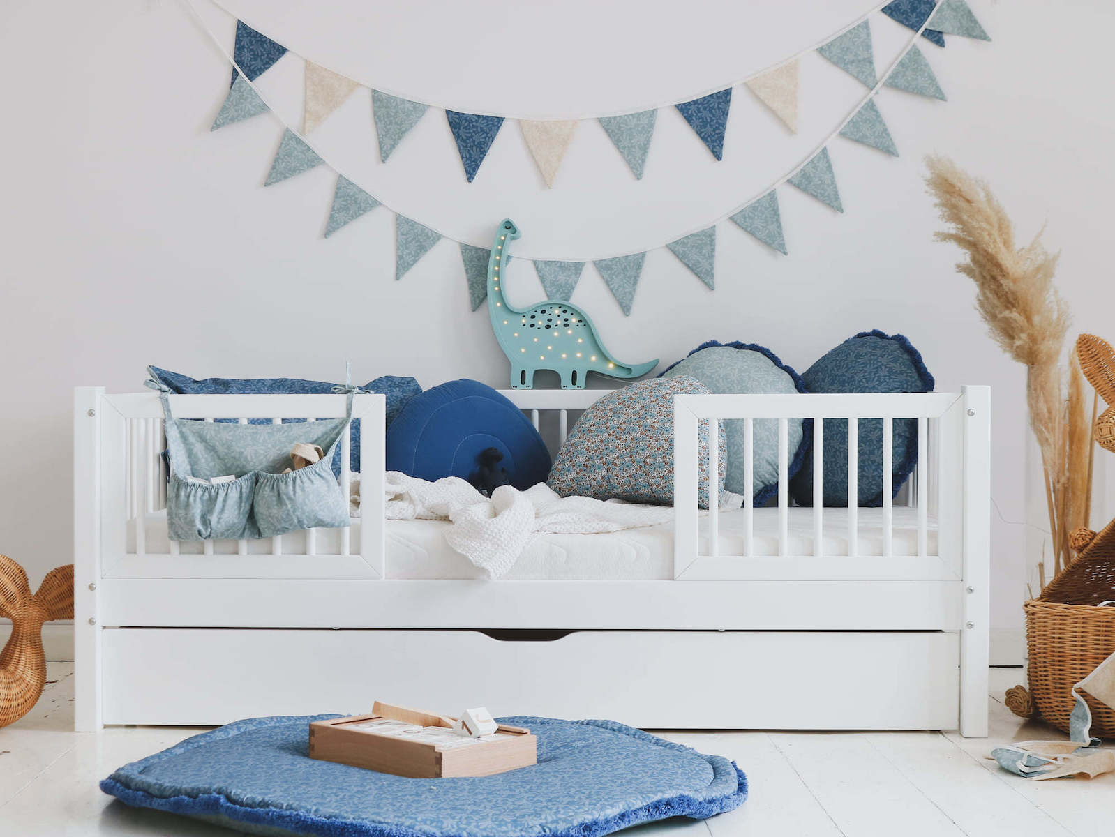 Παιδικό Κρεβάτι Basic Alto Duo Plus, & bed beds frames montessori κρεβάτι με χώρο αποθήκευσης δυο καγκελακια