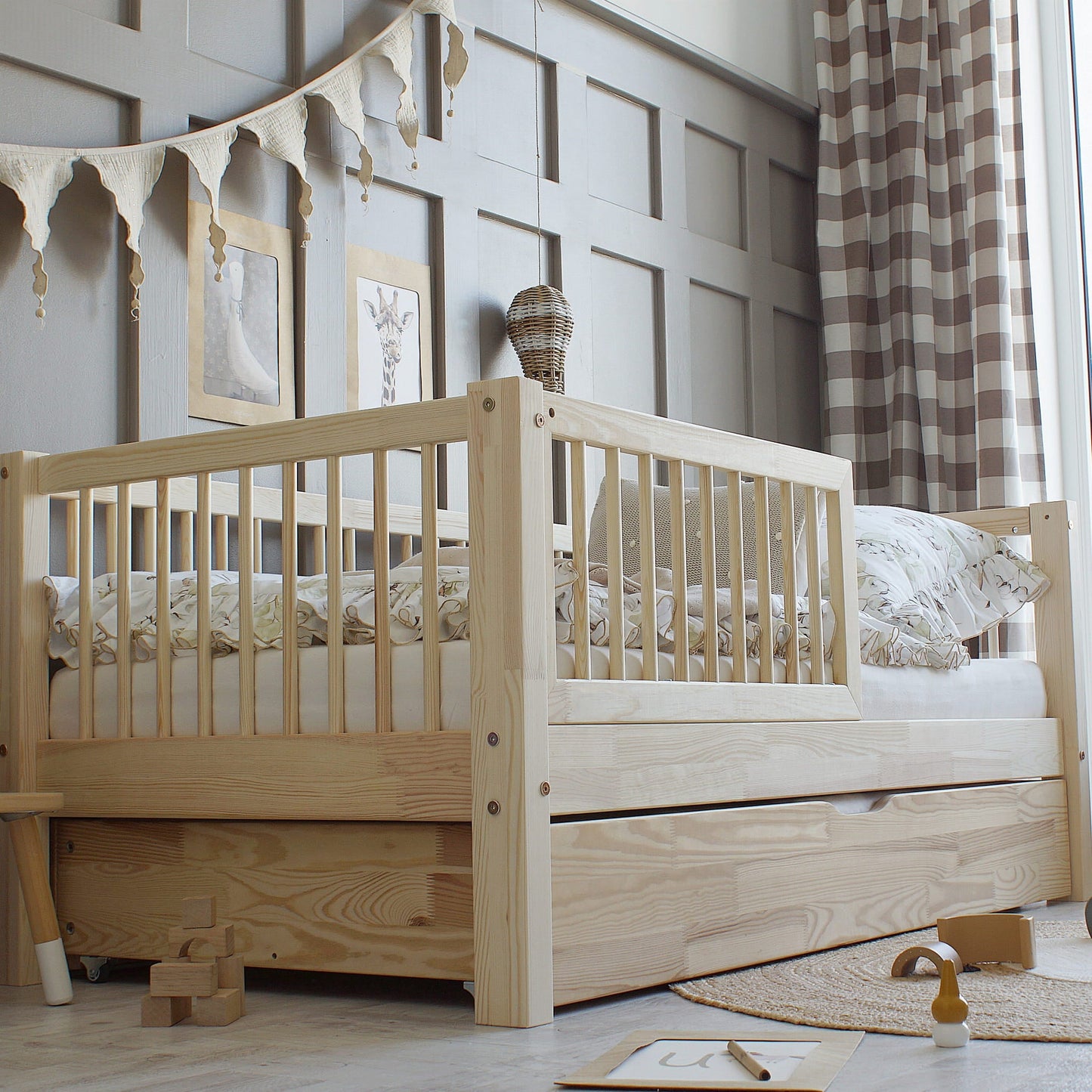 Παιδικό Κρεβάτι Basic Alto Plus, & bed beds frames montessori κρεβάτι με συρομενο κρεβατι με ροδακια