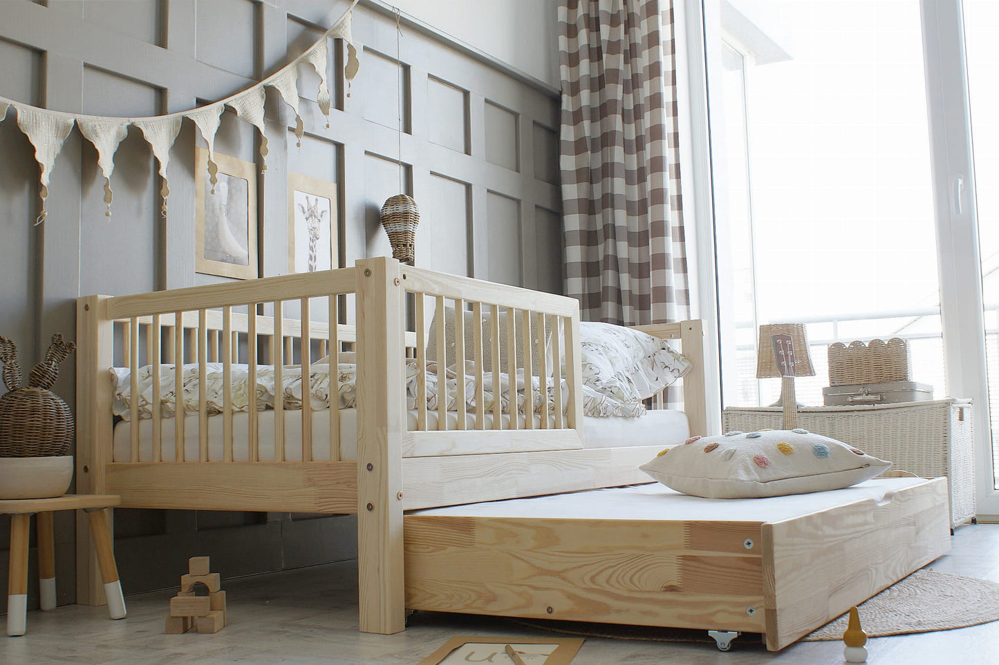 Παιδικό Κρεβάτι Basic Alto Plus, & bed beds frames montessori κρεβάτι με δευτερο κρεβατι συρομενο
