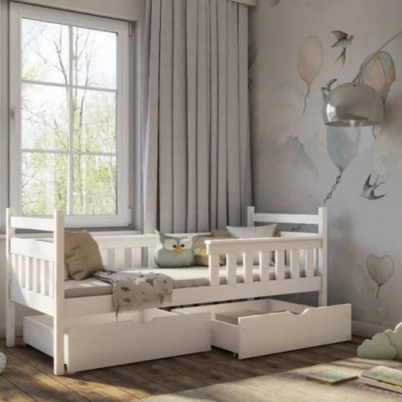 Arthur S | Παιδικό Κρεβάτι με συρτάρια - HEBE KIDS HOME