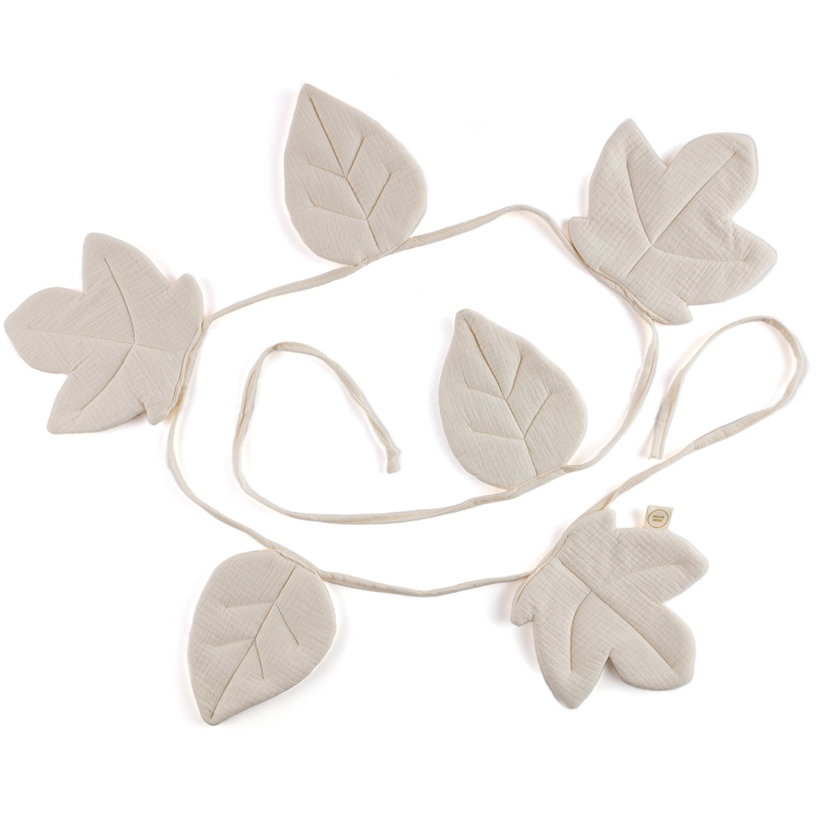 Γιρλάντα "Φύλλα" Εκρού, baby gift sets γιρλάντα βρεφικού δωματίου γιρλάντα λεμόνια γιρλάντα παιδικού δωματίου