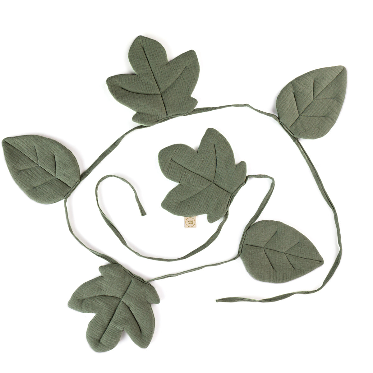 Γιρλάντα "Φύλλα" Χακί, baby gift sets γιρλάντα βρεφικού δωματίου γιρλάντα λεμόνια γιρλάντα παιδικού δωματίου