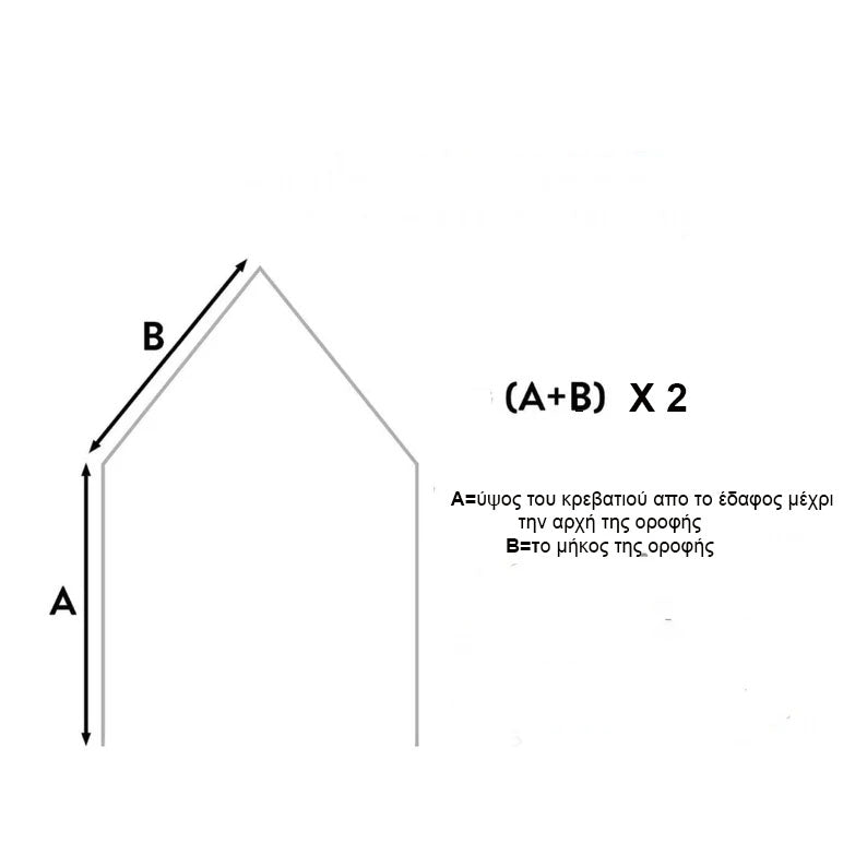 Κουρτίνα Κρεβατιού-Canopy 1 κουρτίνα Cream with Golden Dots - HEBE KIDS HOME