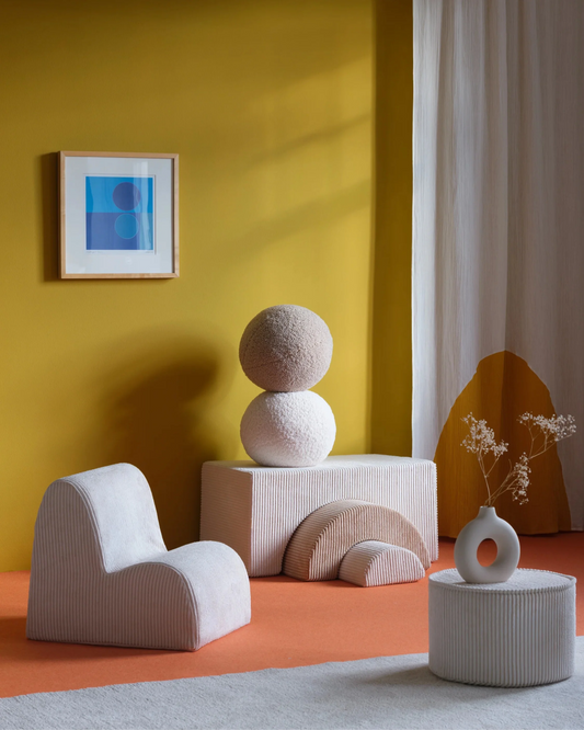 Wigiwama children's soft furniture studio lifestyle photo