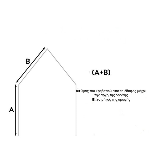 Κουρτίνα για κρεβάτι σπιτάκι ή κρεβάτι Teepee απο βαμβακερή μουσελίνα Μπλέ - HEBE KIDS HOME
