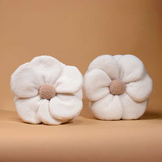 Υφασμάτινο διακοσμητικό κουρτίνας σε σχήμα λουλουδιού από απαλό ύφασμα boucle