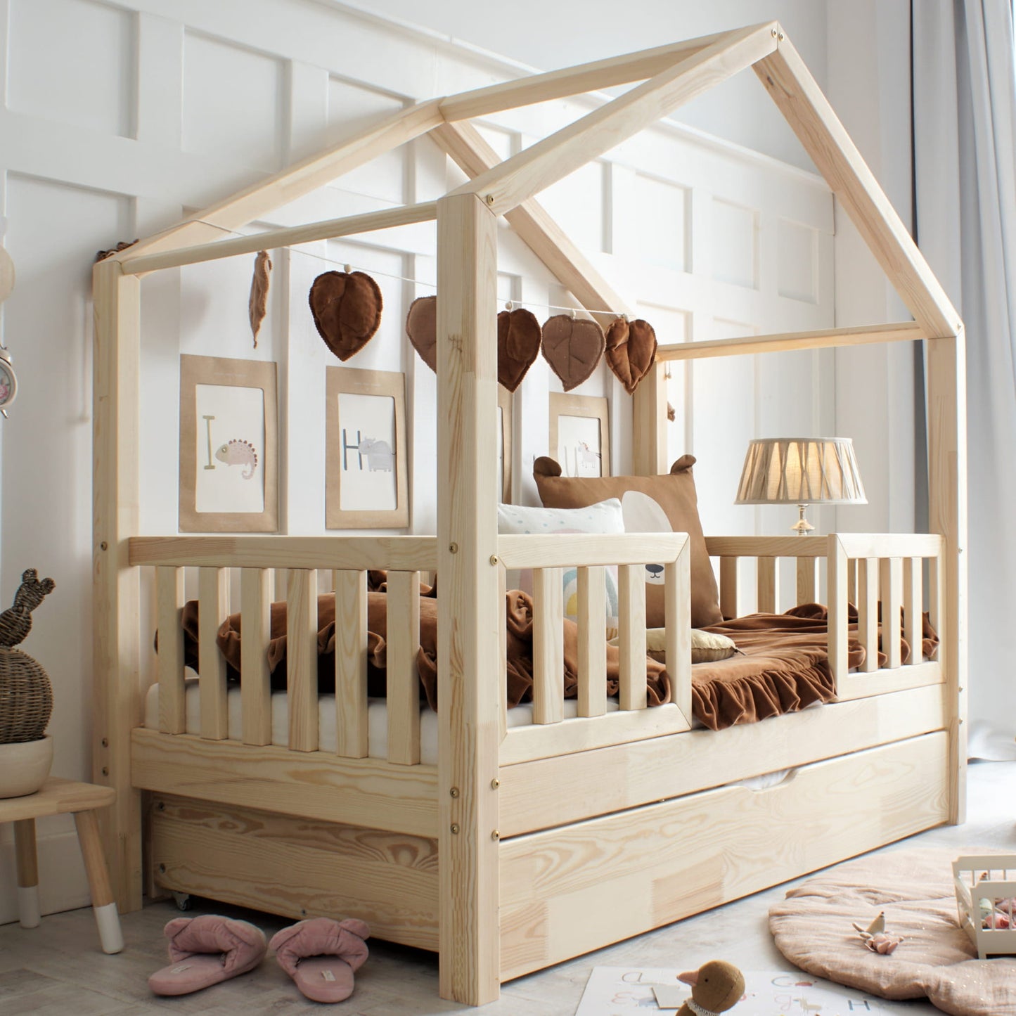 Παιδικό Κρεβάτι Σπιτάκι I Housebed Duo Plus - 10% Έκπτωση Στο Στρώμα - HEBE KIDS HOME