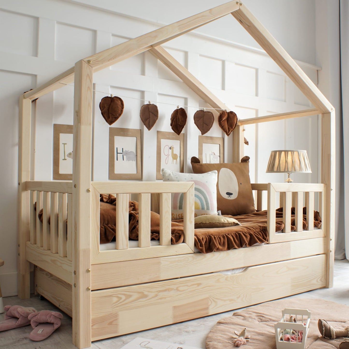 Παιδικό Κρεβάτι Σπιτάκι I Housebed Duo Plus - 10% Έκπτωση Στο Στρώμα - HEBE KIDS HOME