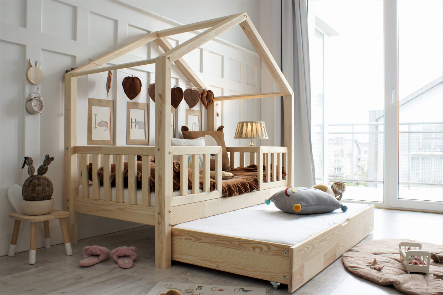 Παιδικό Κρεβάτι Σπιτάκι I Housebed Duo Plus - 10% Έκπτωση Στο Στρώμα - HEBE KIDS HOME