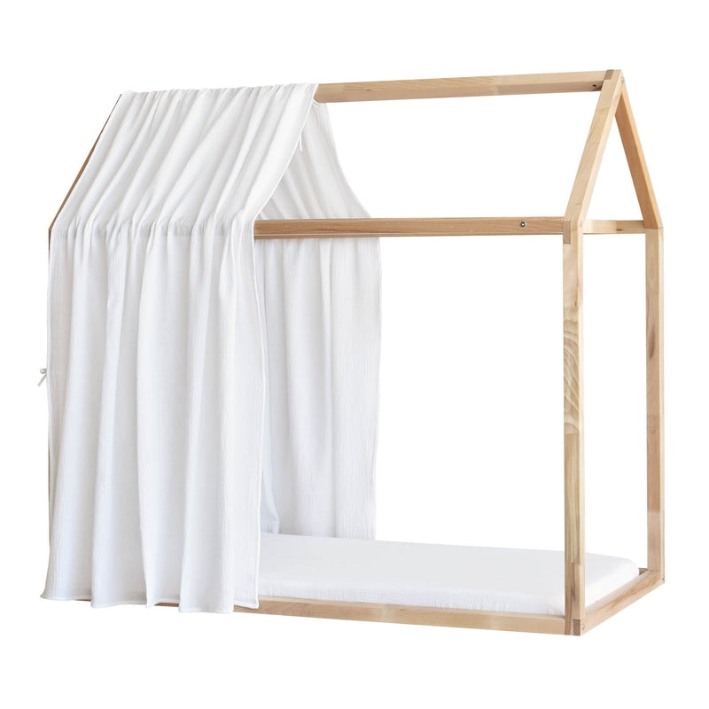 Κουρτίνα Κρεβατιού-Canopy 1 κουρτίνα White - HEBE KIDS HOME