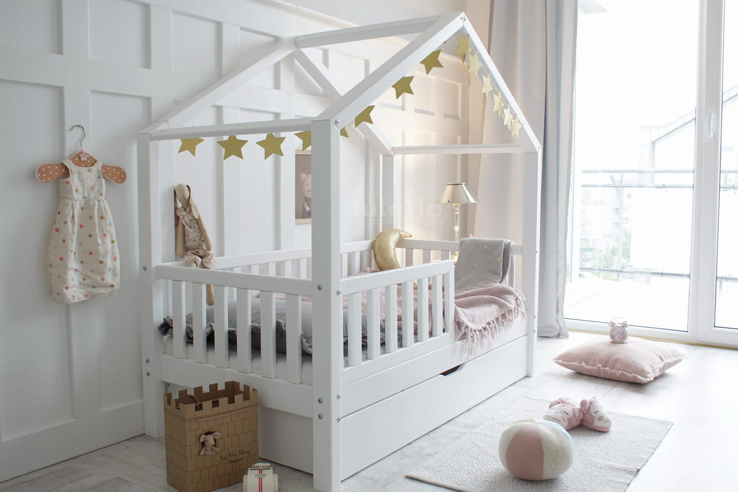 Παιδικό Κρεβάτι Σπιτάκι I Housebed Plus - 10% Έκπτωση Στο Στρώμα - HEBE KIDS HOME