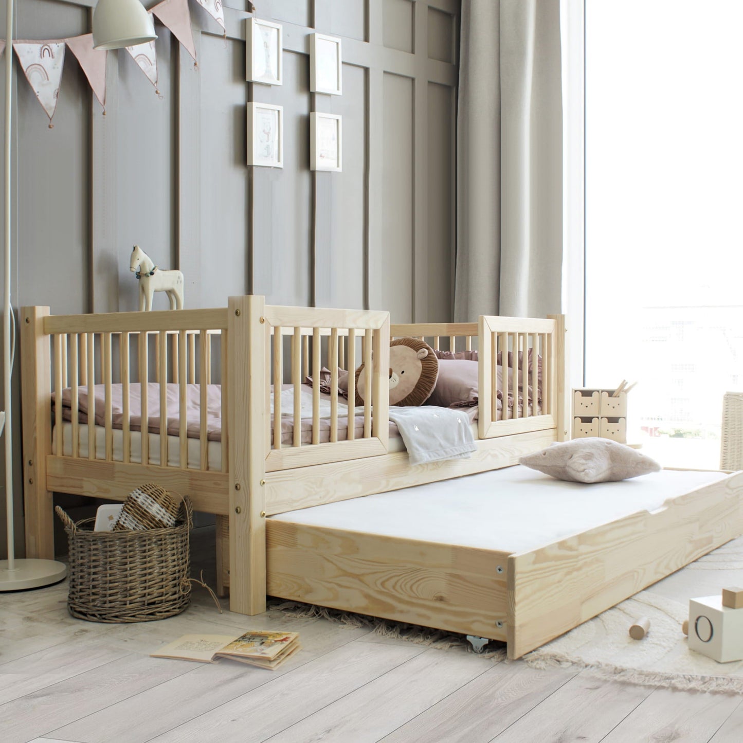 Παιδικό Κρεβάτι Basic Alto Duo Plus, & bed beds frames montessori κρεβάτι με χώρο αποθήκευσης & ανοιχτο το δευτερο κρεβατι