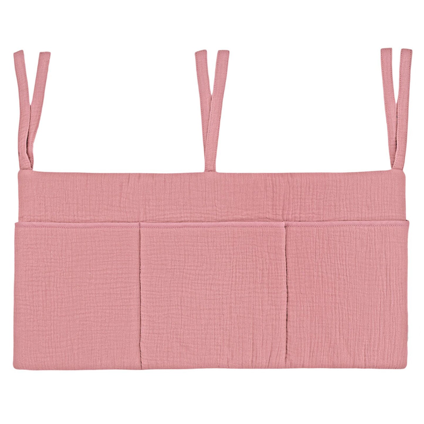 Θήκη Κρεβατιού από βαμβακερή μουσελίνα dusty pink 60Χ30cm - HEBE KIDS HOME