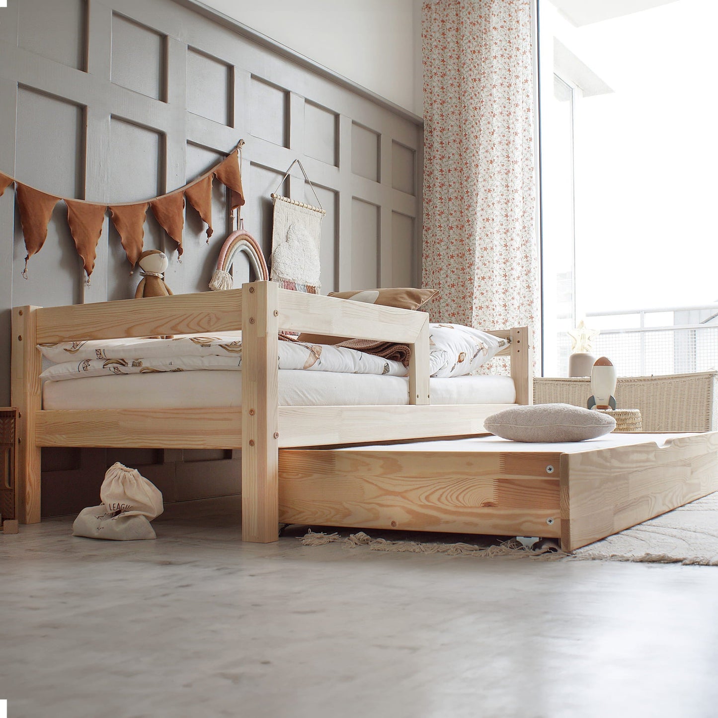Παιδικό Κρεβάτι Basic Barriera Plus - 10% Έκπτωση Στο Στρώμα - HEBE KIDS HOME