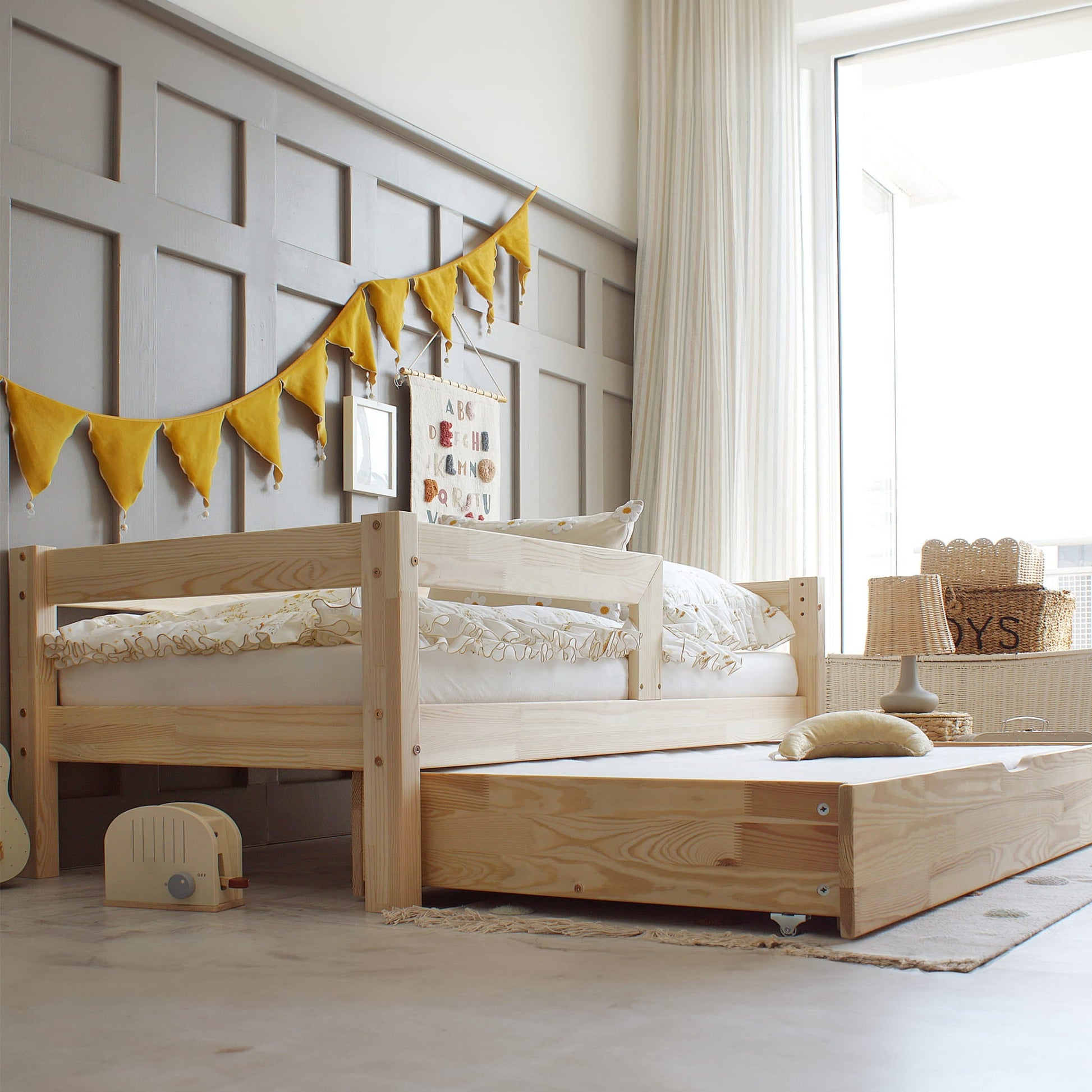 Παιδικό Κρεβάτι Basic Barriera Plus - 10% Έκπτωση Στο Στρώμα - HEBE KIDS HOME