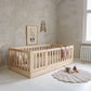 Κρεβάτι με Πορτάκι και Υψηλά Κάγκελα Bambi - HEBE KIDS HOME