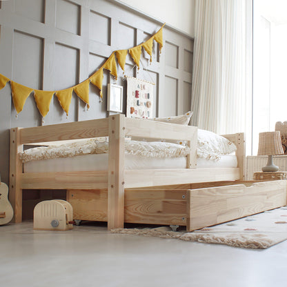 Παιδικό Κρεβάτι Basic Barriera Plus - 10% Έκπτωση Στο Στρώμα - HEBE KIDS HOME