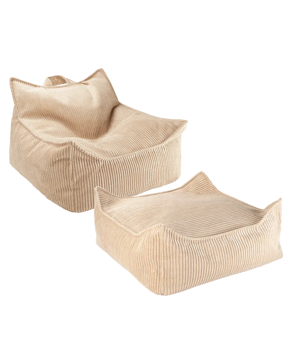 Wigiwama Brown Corduroy children's furniture bundle