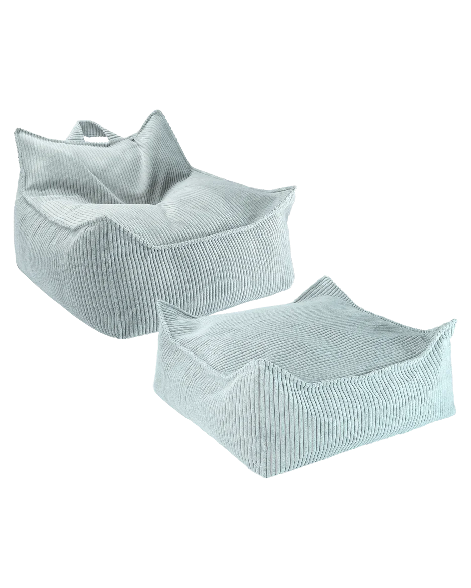 Wigiwama Mint Corduroy children's furniture bundle