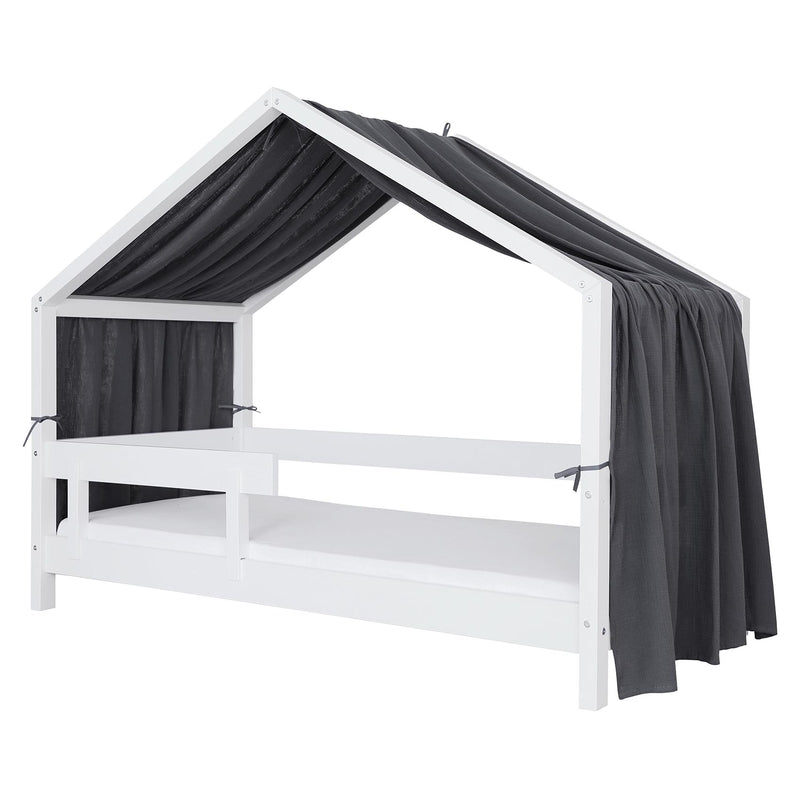 Κουρτίνα Κρεβατιού-Canopy Dark Grey - HEBE KIDS HOME