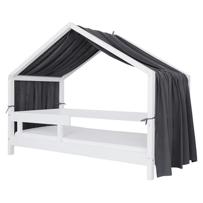 Κουρτίνα Κρεβατιού-Canopy Dark Grey - HEBE KIDS HOME