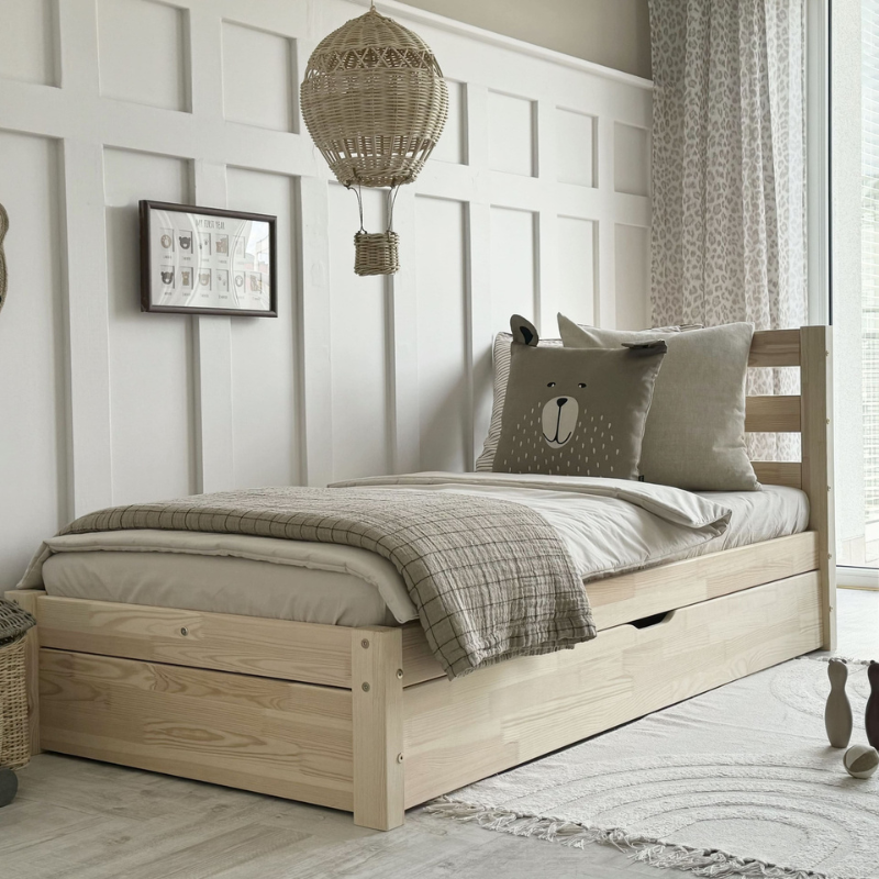 Κρεβάτι Simple Barriera Plus - 10% Έκπτωση Στο Στρώμα - HEBE KIDS HOME