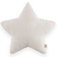 Μαξιλάρι 'Αστέρι' εκρού μπουκλέ 38cm, pillows διακοσμητικό μαξιλάρι αστέρι απο μπουκλέ ύφασμα διακοσμητικό παιδικού δωματίου 
