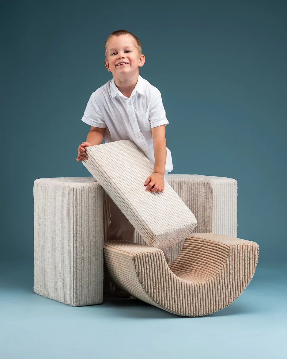 Wigiwama children's soft furniture studio lifestyle photo
