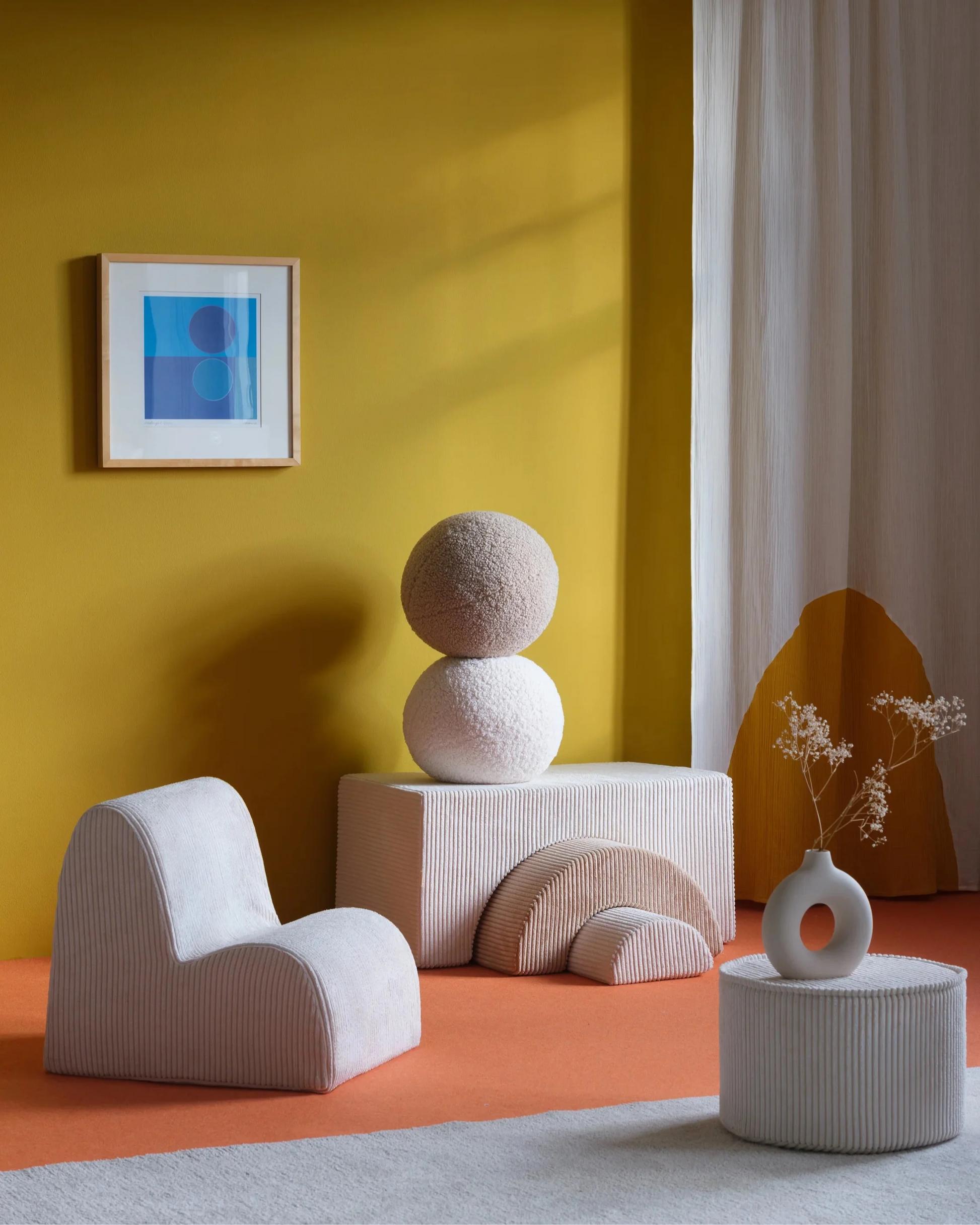 Wigiwama children's soft furniture studio lifestyle photo