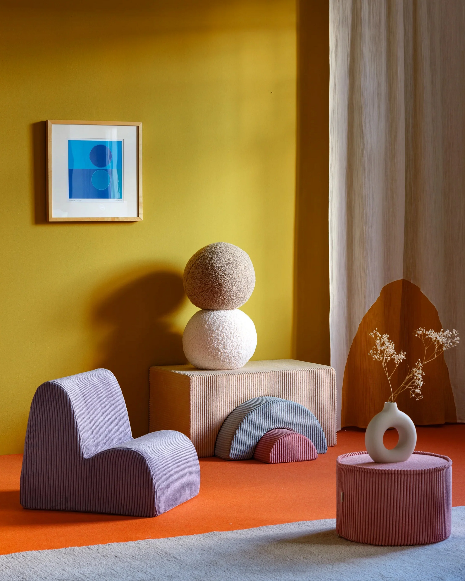 Wigiwama children's soft furniture studio lifestyle photo