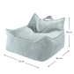 Wigiwama beanbag chair size guide