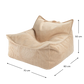 Wigiwama beanbag chair size guide