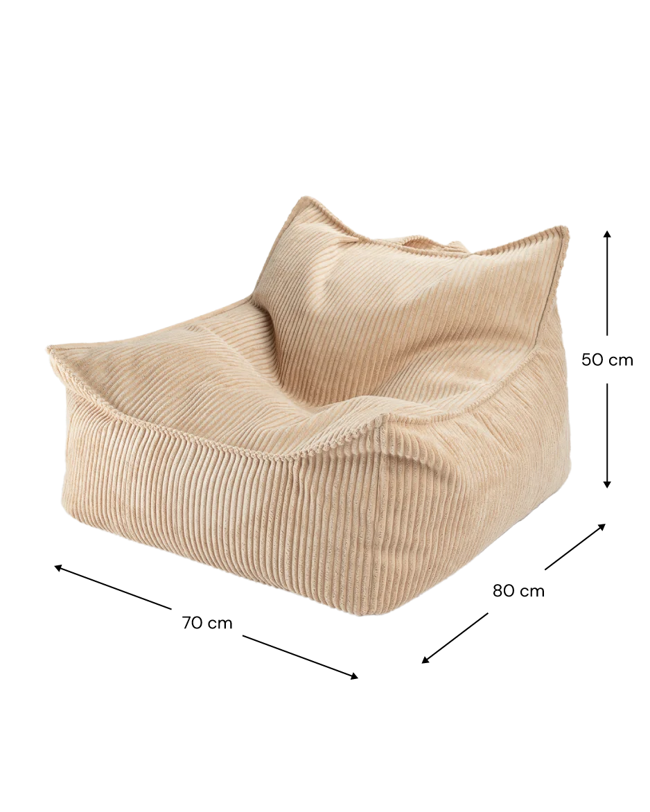 Wigiwama beanbag chair size guide