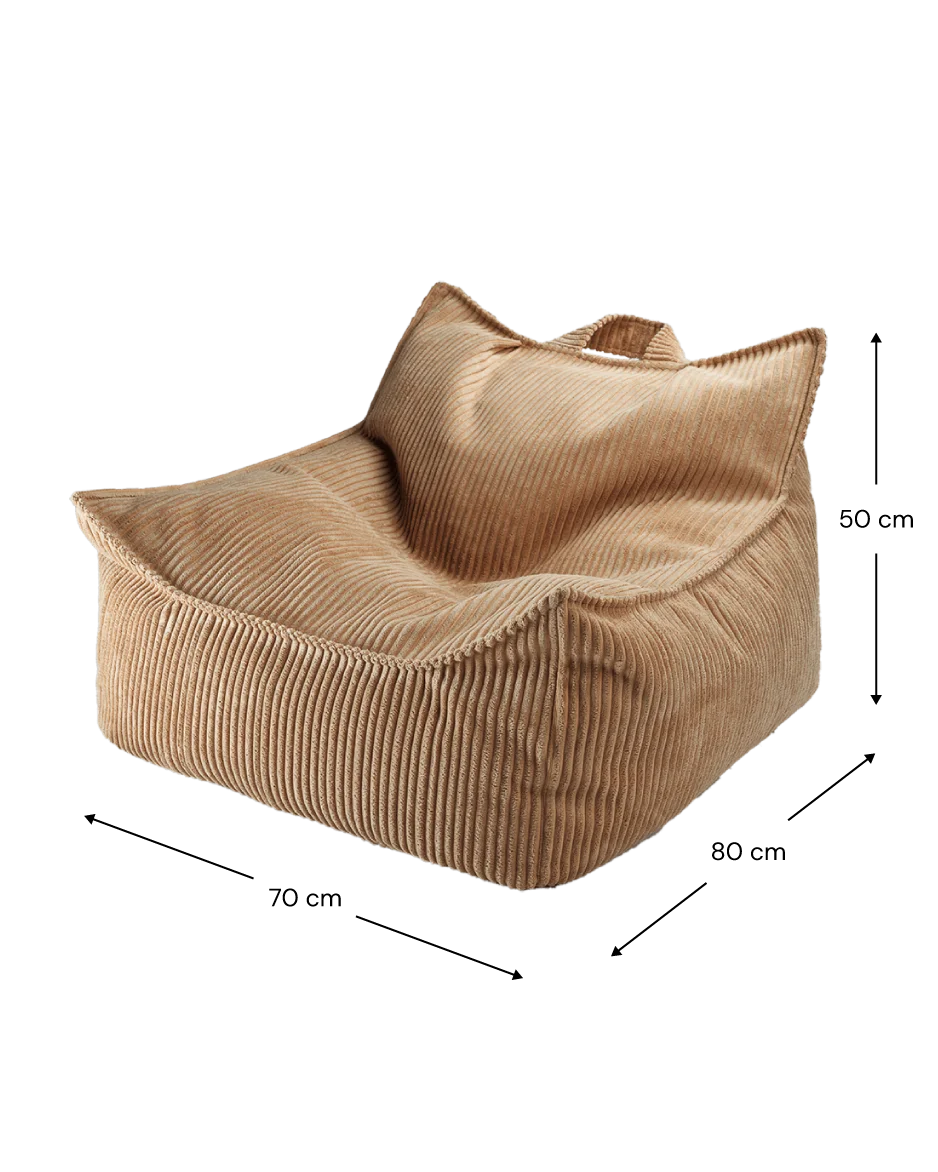 Wigiwama beanbag chair size guide