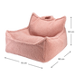 Wigiwama beanbag chair size guide