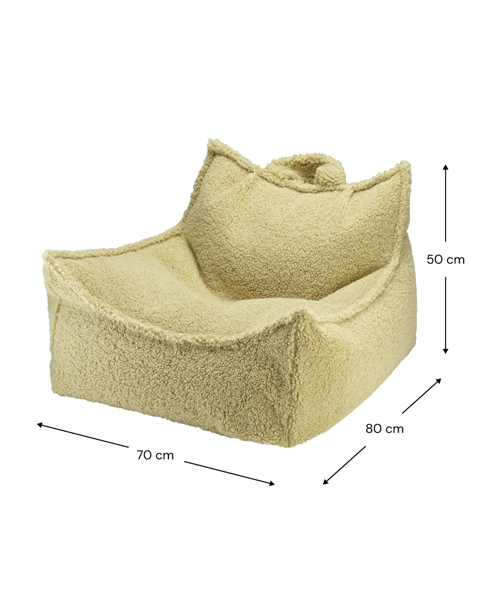 Wigiwama beanbag chair size guide