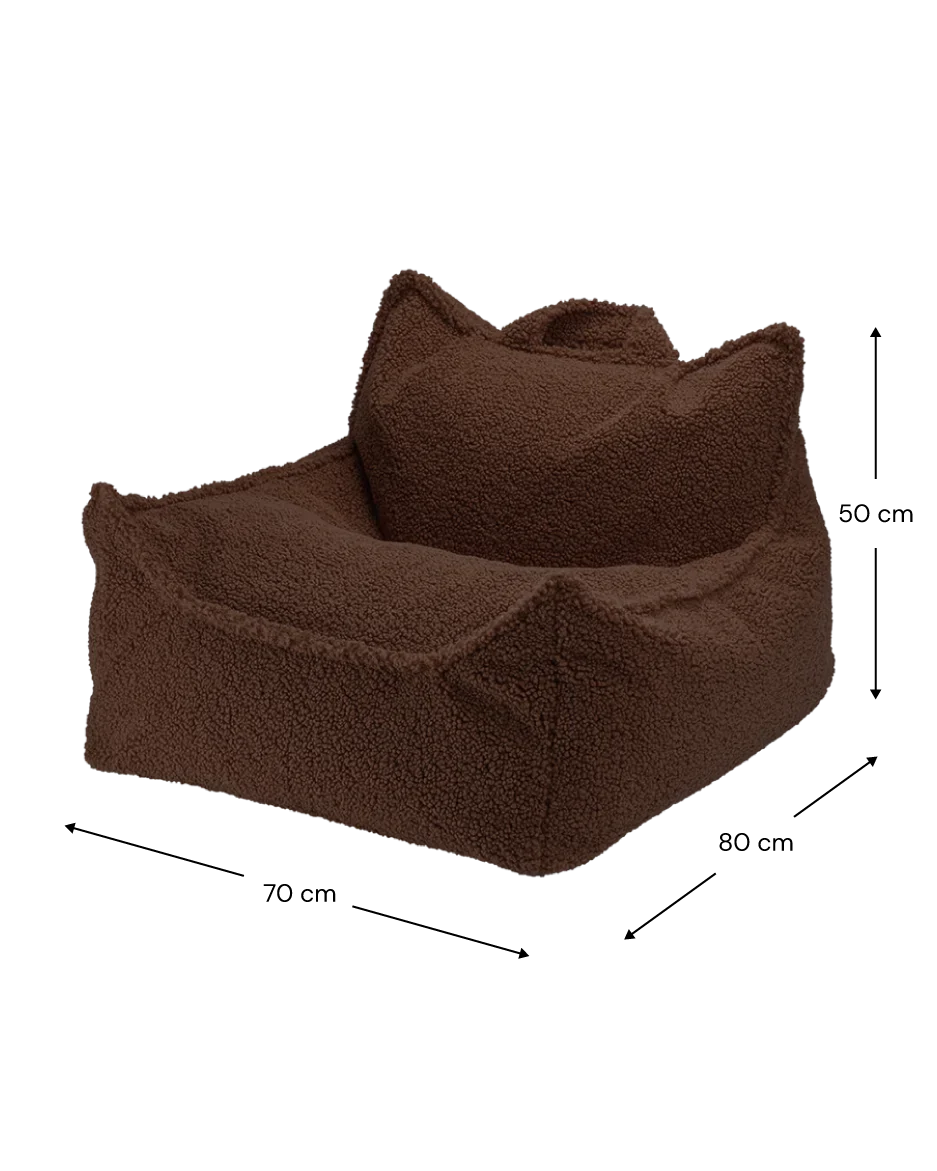 Wigiwama beanbag chair size guide