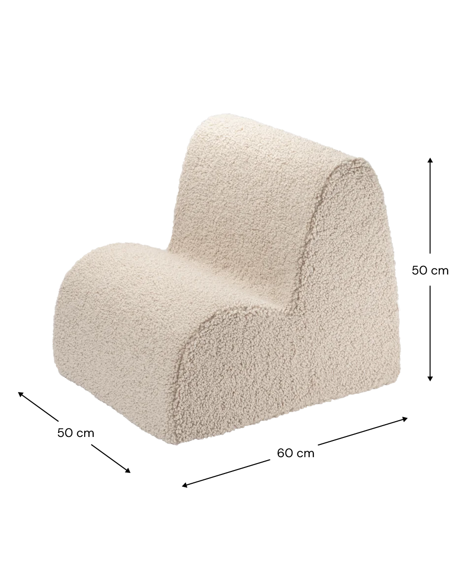 Wigiwama Cloud chair size guide