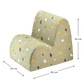 Wigiwama Cloud chair size guide