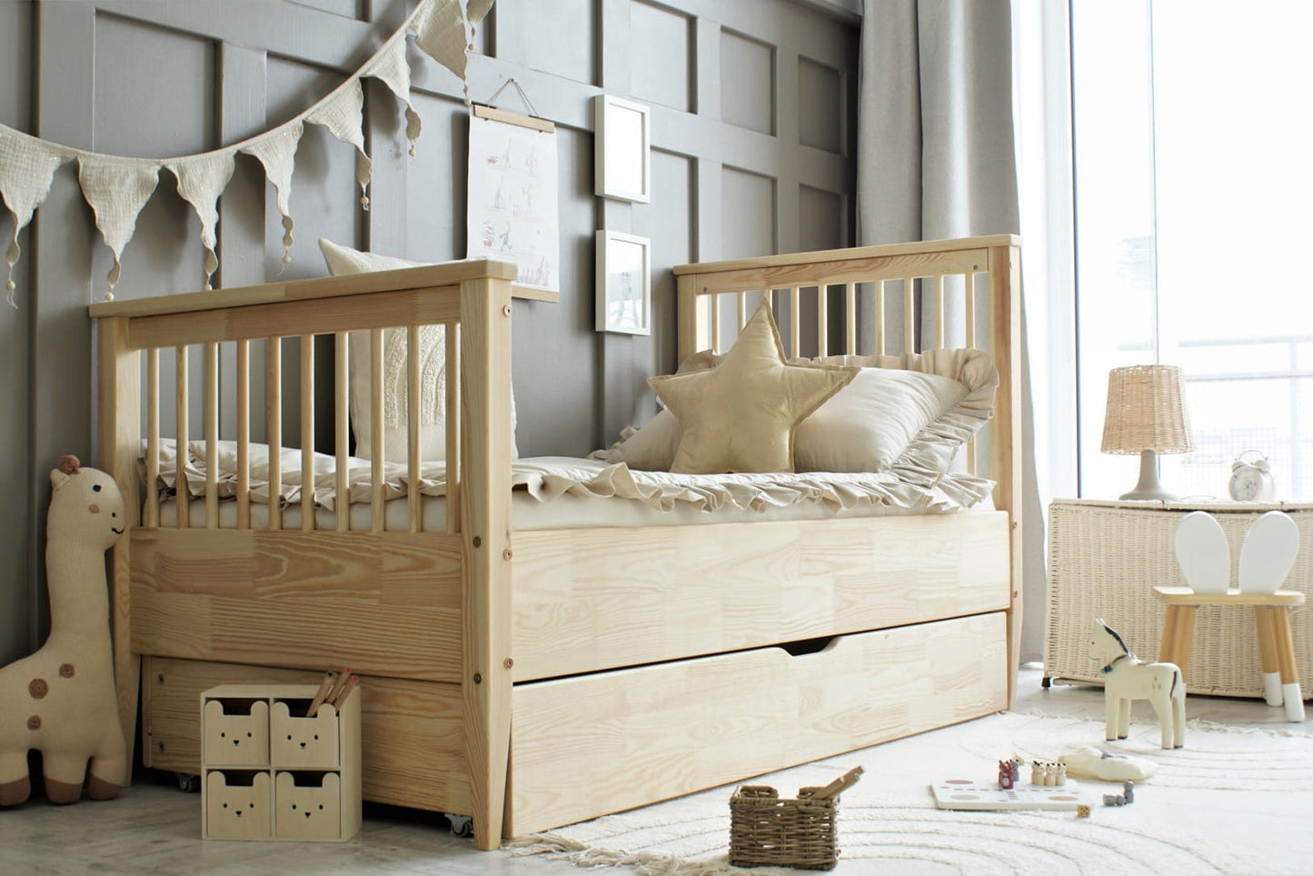 Κρεβάτι Boho Plus - 10% Έκπτωση Στο Στρώμα - HEBE KIDS HOME