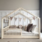 Παιδικό Κρεβάτι Σπιτάκι Housebed Alto Φυσικό Ξύλο 190x90cm 1cm Ποδαράκι - 10% Έκπτωση Στο Στρώμα - HEBE KIDS HOME