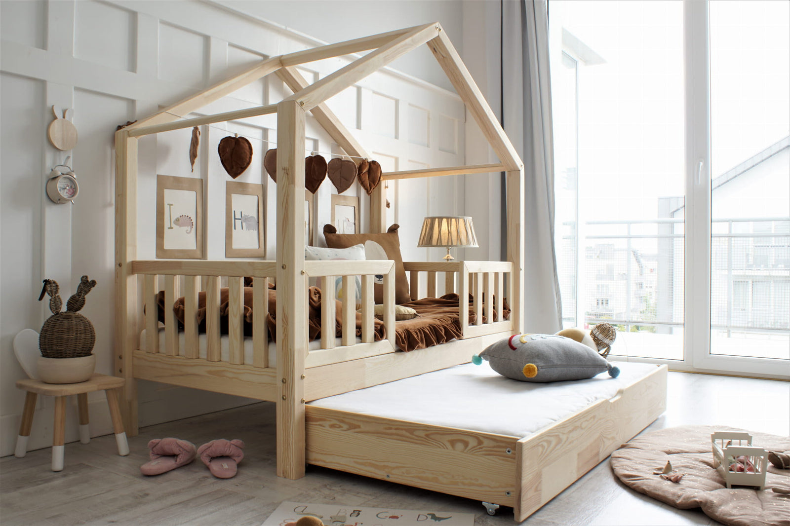 Παιδικό Κρεβάτι Σπιτάκι I Housebed Duo Plus - 10% Έκπτωση Στο Στρώμα - HEBE KIDS HOME