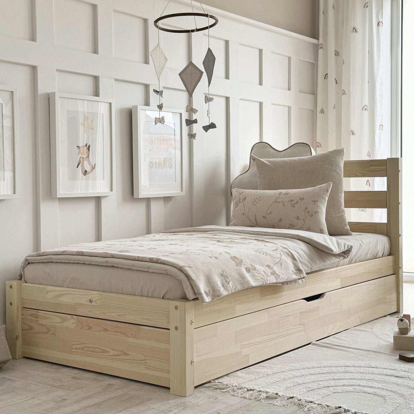 Κρεβάτι Simple Barriera Plus - 10% Έκπτωση Στο Στρώμα - HEBE KIDS HOME
