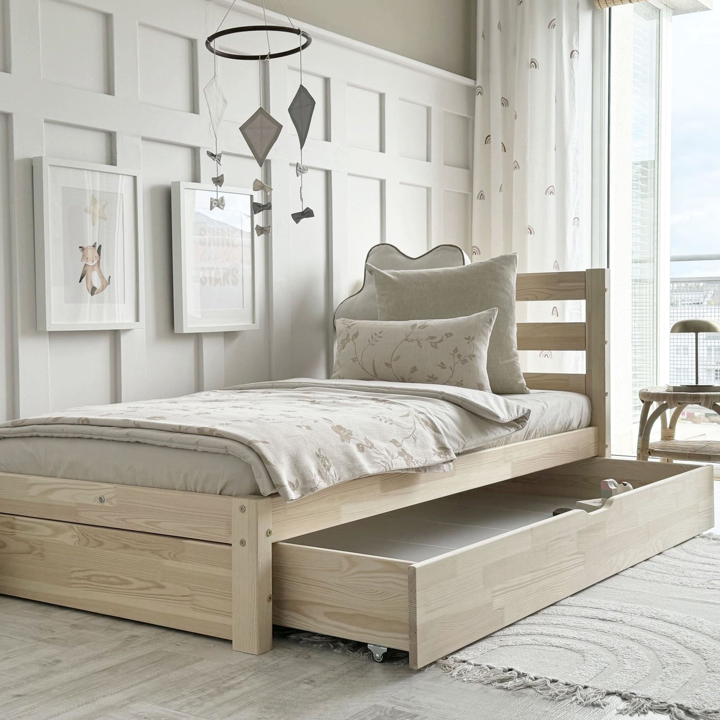 Κρεβάτι Simple Barriera Plus - 10% Έκπτωση Στο Στρώμα - HEBE KIDS HOME