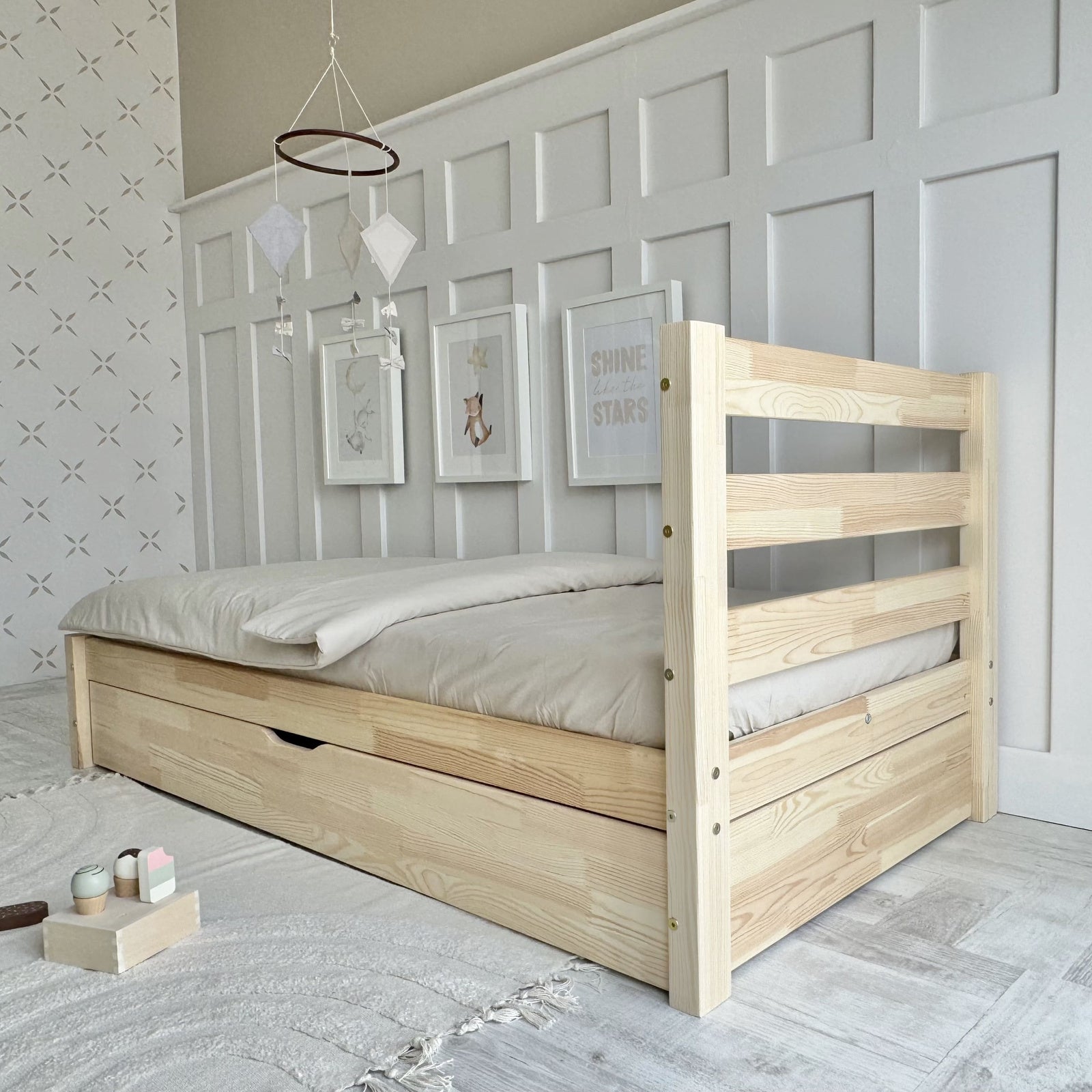 Κρεβάτι Simple Barriera Plus - 10% Έκπτωση Στο Στρώμα - HEBE KIDS HOME