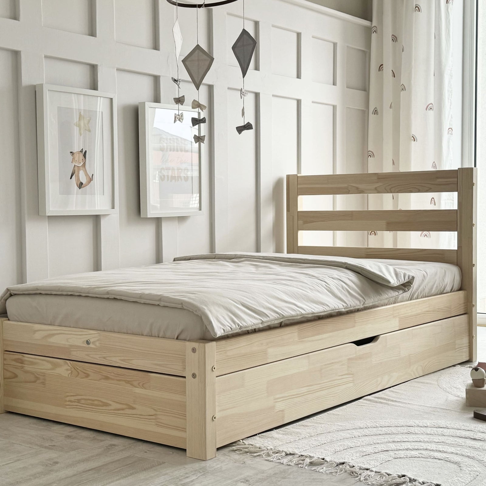 Κρεβάτι Simple Barriera Plus - 10% Έκπτωση Στο Στρώμα - HEBE KIDS HOME