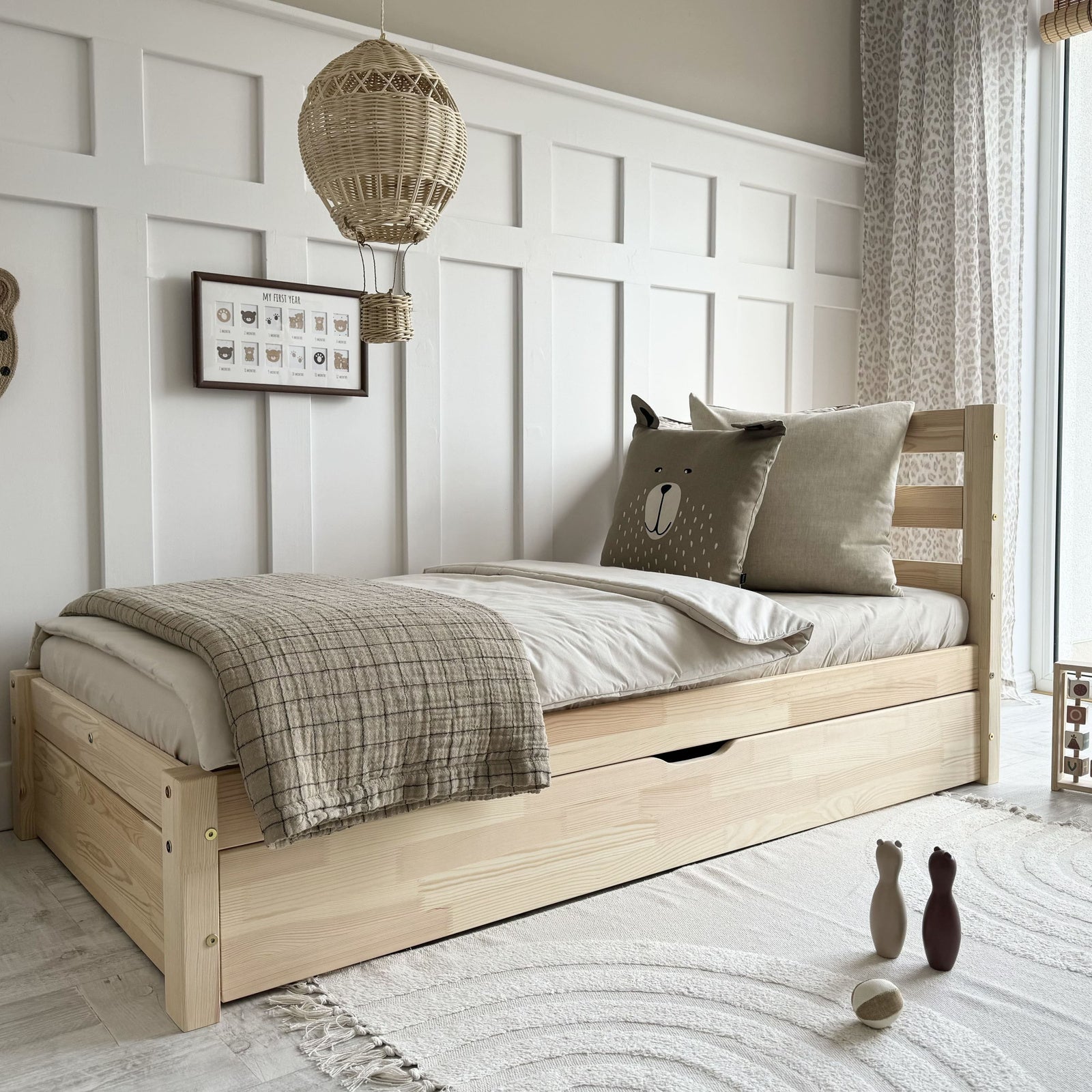 Κρεβάτι Simple Barriera Plus - 10% Έκπτωση Στο Στρώμα - HEBE KIDS HOME