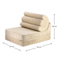 Wigiwama Flipster flip chair size guide