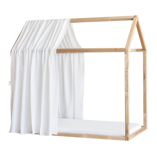 Κουρτίνα Κρεβατιού-Canopy 1 κουρτίνα White - HEBE KIDS HOME