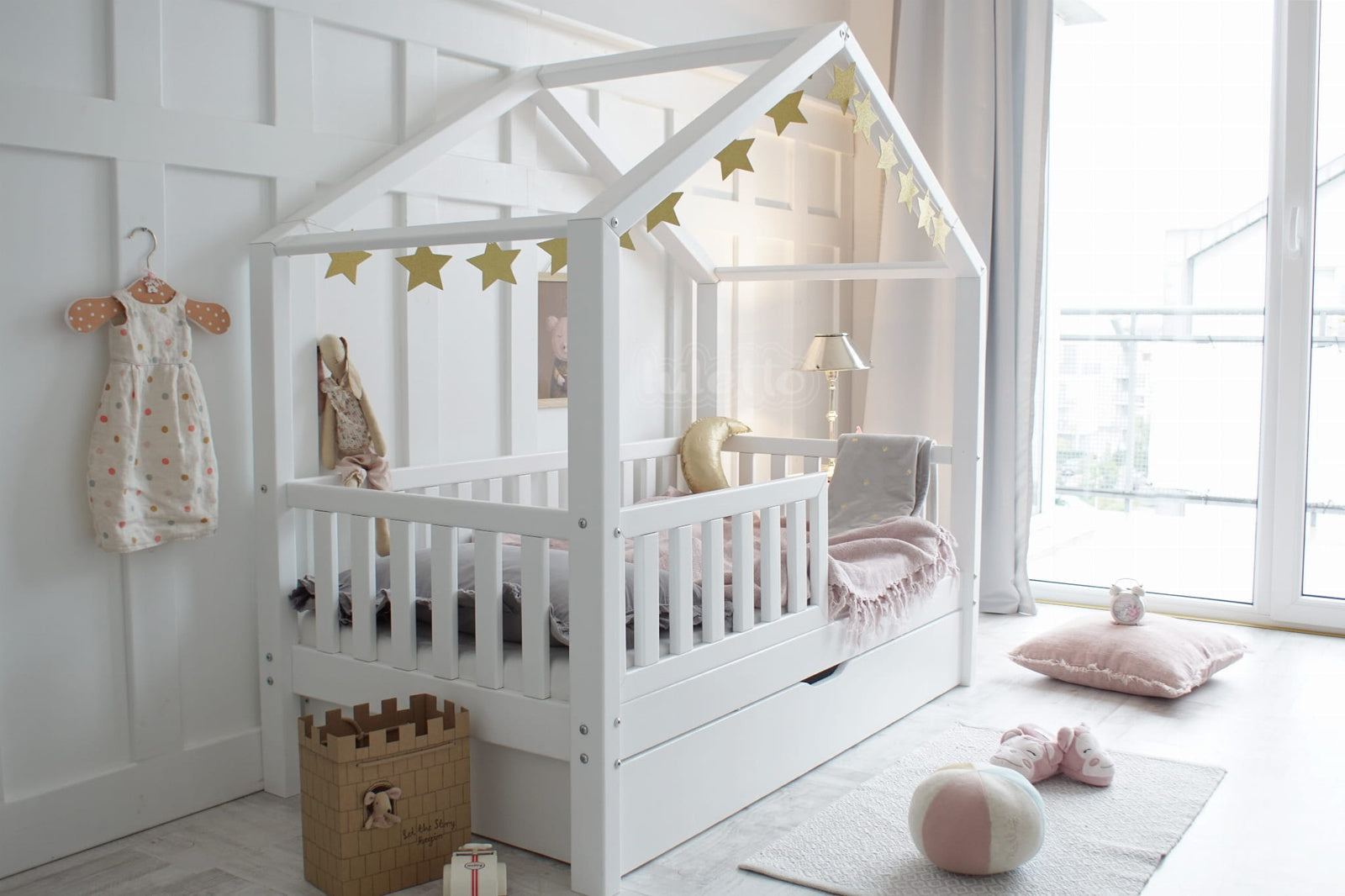 Παιδικό Κρεβάτι Σπιτάκι I Housebed Plus - 10% Έκπτωση Στο Στρώμα - HEBE KIDS HOME